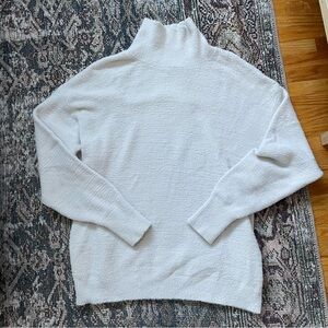 Wilfred Free Aritzia Cream Turtleneck Sweater